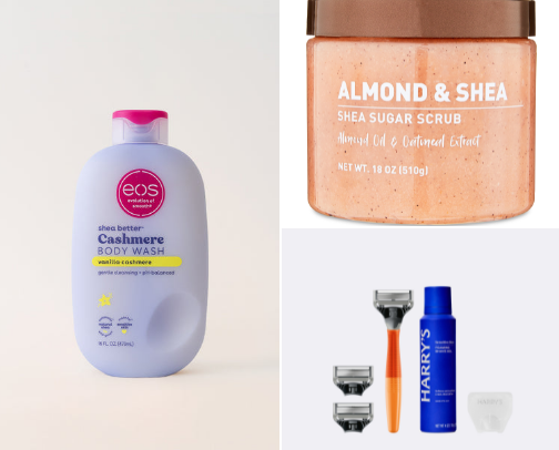 body care favs cover photo collage