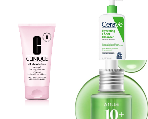 My skincare cover photo collage
