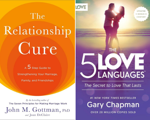 My favorite relationship books cover photo collage
