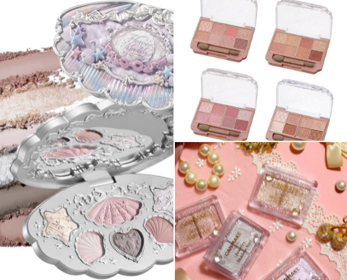 Most pigmented eyeshadow palettes cover photo collage