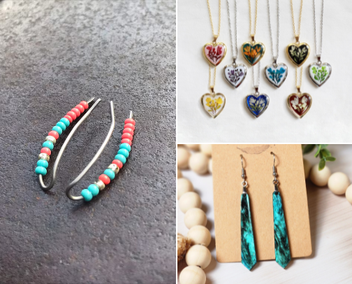 One of a kind jewels cover photo collage