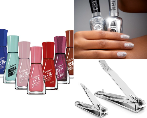 15 mins At home nails cover photo collage