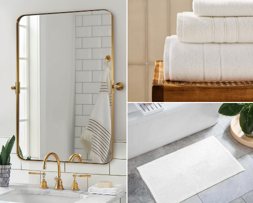 Bathroom Refresh cover photo collage