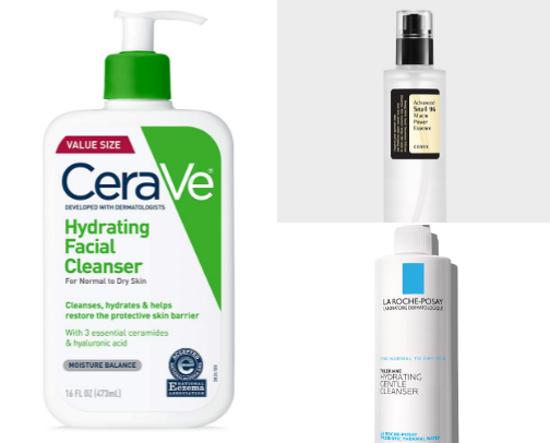 ✨ Best Skincare Products for Dry & Dehydrated Skin cover photo collage