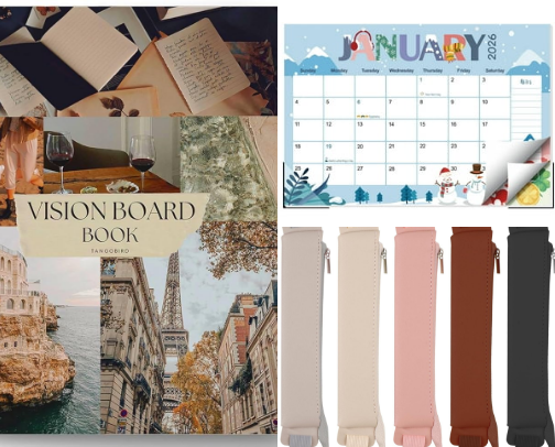 Plan Your New Year & New Life! cover photo collage