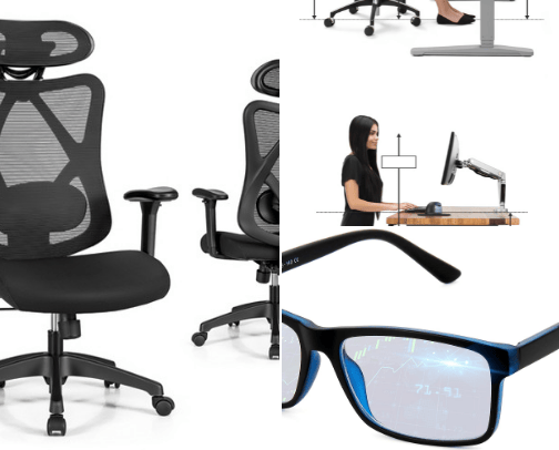 Work from home essentials cover photo collage