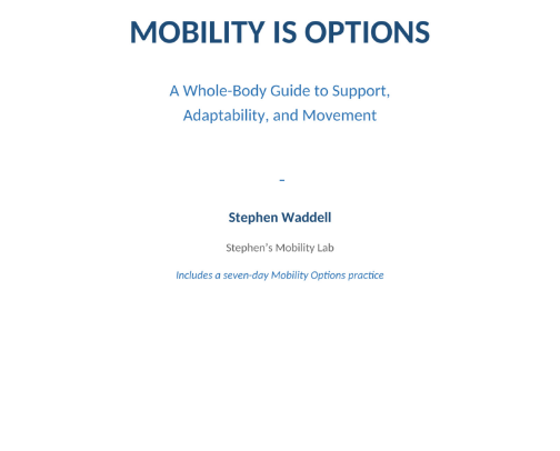 Mobility & Body Awareness Resources cover photo collage