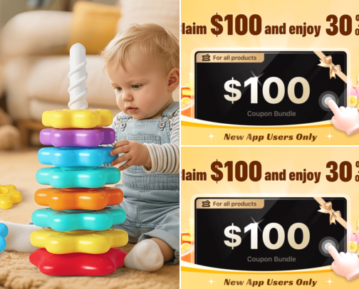 Kids Toys Infant and up cover photo collage