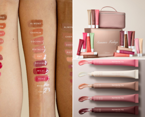 Lips cover photo collage