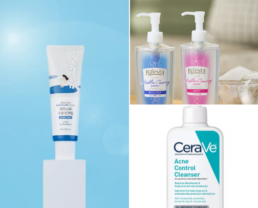 My Acne Prone Skincare Routine cover photo collage
