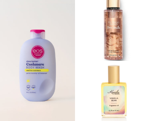 ❗️please dont but this if you dont wanna smell like a vanilla cake 🍨🍦❗️ cover photo collage