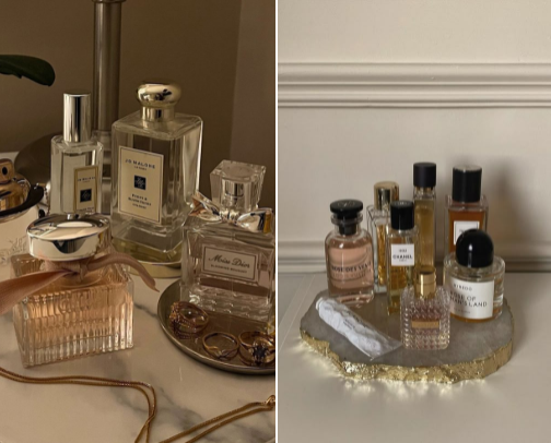 perfumes cover photo collage