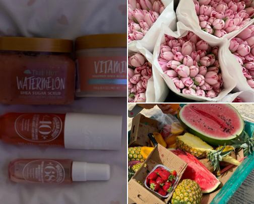 how to smell like fresh fruit/flowers this upcoming spring cover photo collage