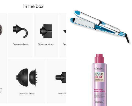 hair care cover photo collage