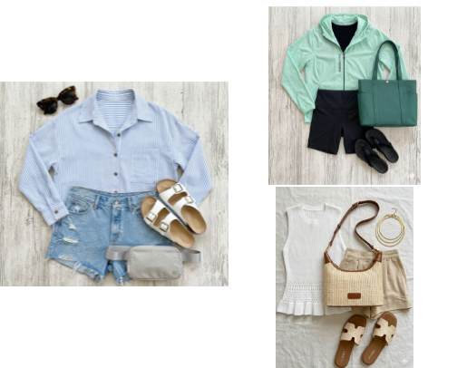 2026 Summer Style Guide: 3 Chic Shorts & Sandals Outfits cover photo collage