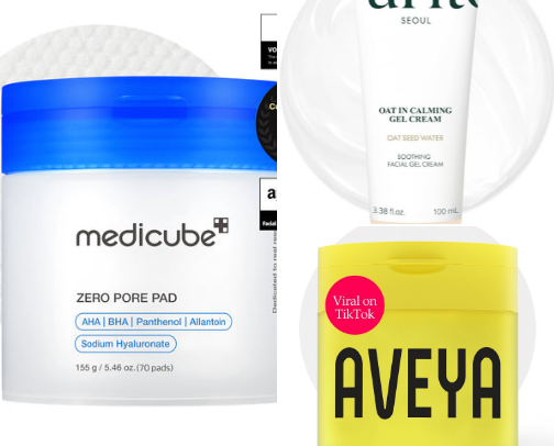 Low maintenance skincare🫧 cover photo collage
