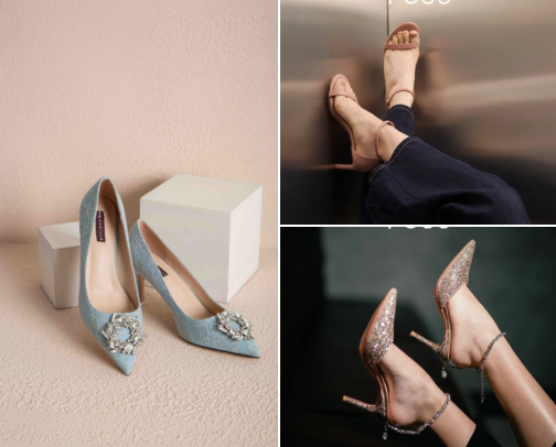 Sepatu Wanita Branded cover photo collage