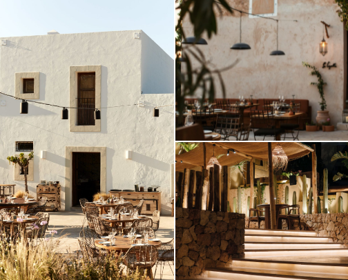 Date night dinner on Ibiza cover photo collage