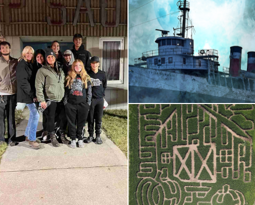 Spooky Season in West Michigan cover photo collage