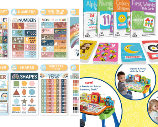 Toddler 2-3 Beginning to Learn 📚 cover photo collage