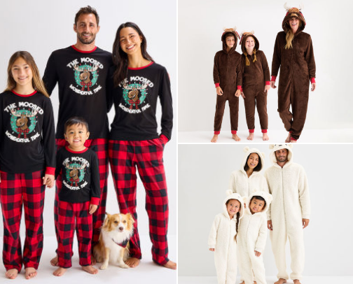 Matching Family Fall Pj's cover photo collage