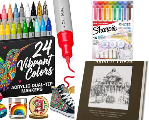 🎨The Ultimate Art Supply List🎨 cover photo collage