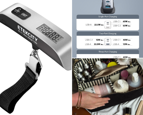 Travel Essentials I Actually Recommend cover photo collage