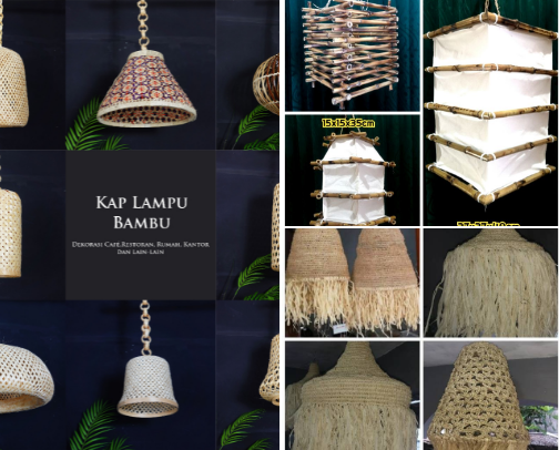 Lampu Gantung Rotan cover photo collage