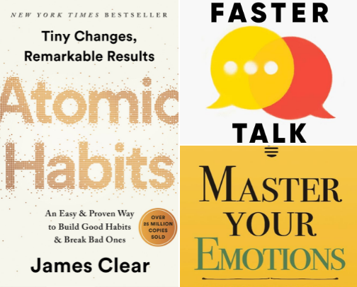 Books for the Mind cover photo collage