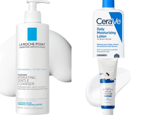 My go-to skin care routine cover photo collage