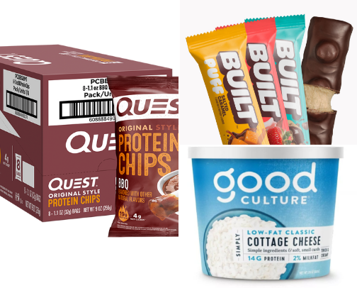 Favorite High Protein Snacks for Women Over 40 cover photo collage