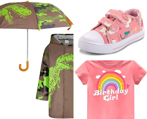 Kids Clothing and Shoes cover photo collage