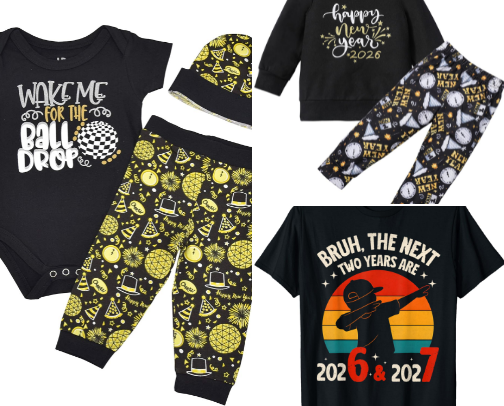 NYE outfits for the kiddos ✨🎉🥳 cover photo collage