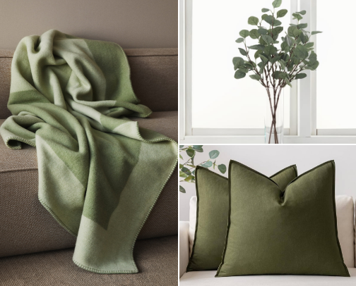 Green Serenity: Calm & Cozy Green Essentials 🌿💚 cover photo collage