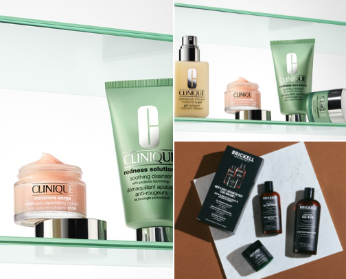 Skin care cover photo collage