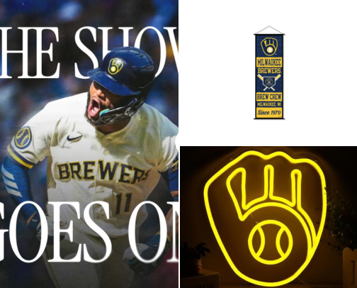 Brewers!!!! Going to the World Series for the first time since 1982, get all your swag here!!! cover photo collage