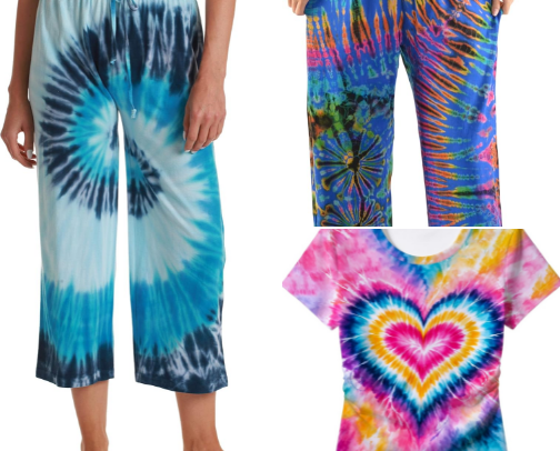 Tie Dye fun! 💜🌈🩷 cover photo collage