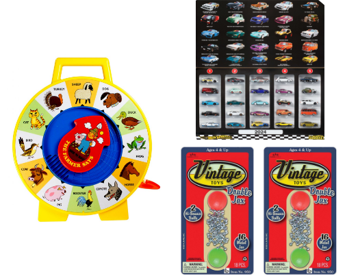 Today's Toys & Yesterday's Toys cover photo collage