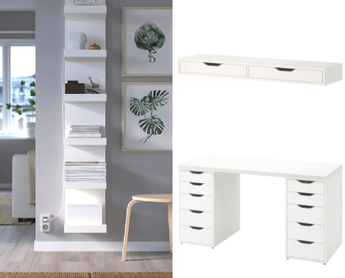 The cutest Vanity set up cover photo collage