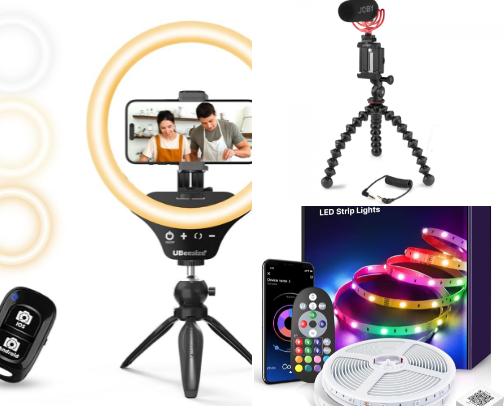 Content Creator on a Budget 🎥 cover photo collage