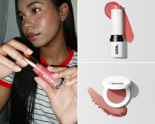 Blushes That Give the Prettiest Glow cover photo collage