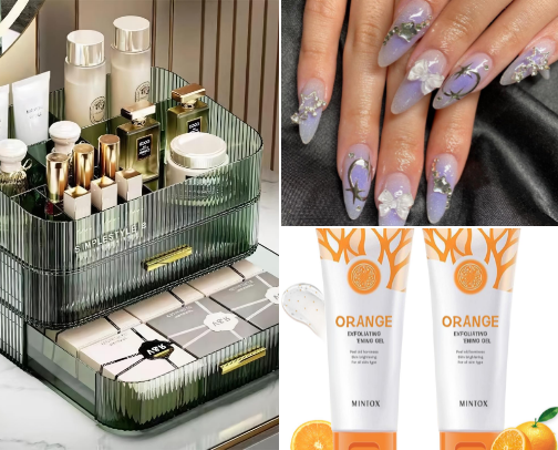 womans trending products cover photo collage