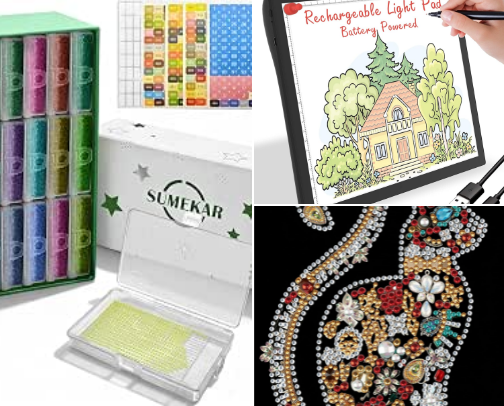 💎 Diamond Painting & Accessories 💎 cover photo collage