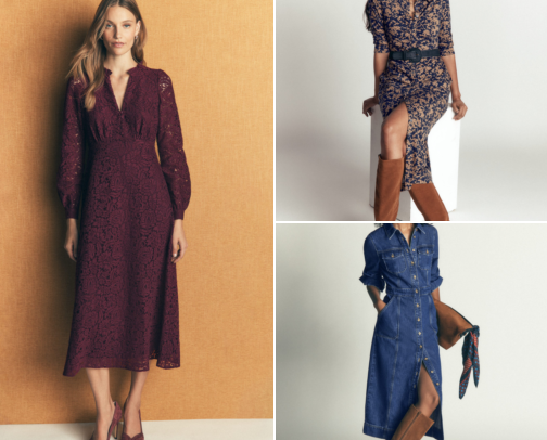 Best Petite Dresses Fall Boden cover photo collage