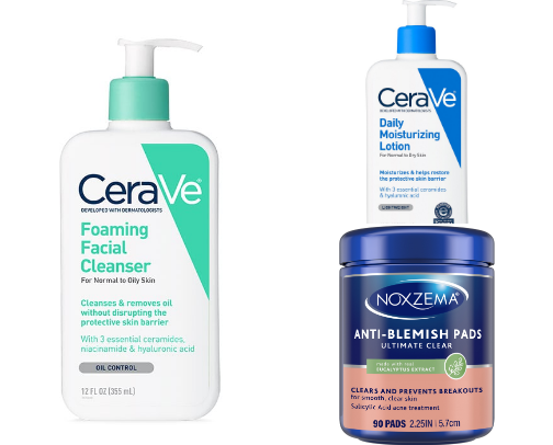 AM Skin Care Routine cover photo collage