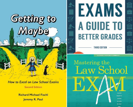 Free PDF - Getting to Maybe: How to Excel on Law School Exams success kit cover photo collage