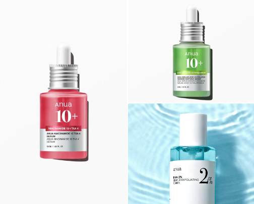 korean skincare cover photo collage