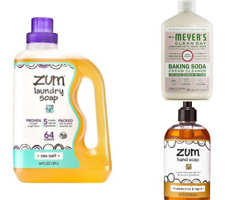 Crunchy Mom Cleaning Necessities cover photo collage