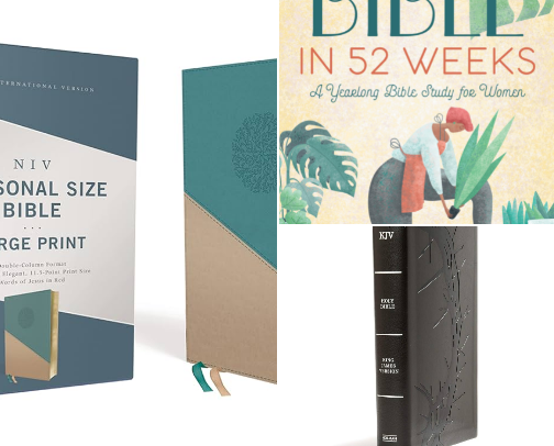 Bible study supplies cover photo collage
