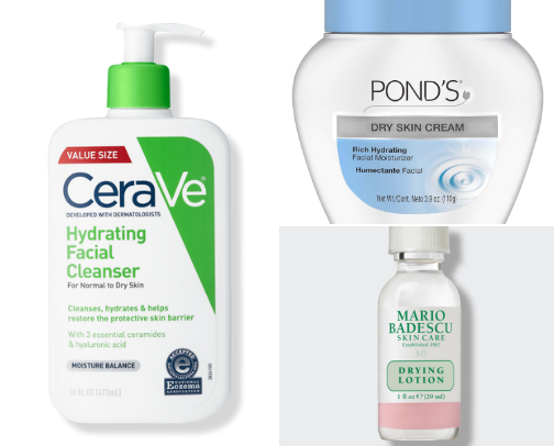 Basic skin care for sensitive skin cover photo collage